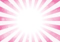 Pink radial background light vector