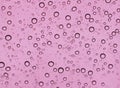 Pink Rain Bubbles Background Royalty Free Stock Photo