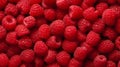 Pink raspberries, berries background. Healthy low calorie fruit razz