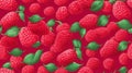 Pink raspberries, berries background. Healthy low calorie fruit razz