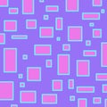 Pink rectangles on purple background Royalty Free Stock Photo