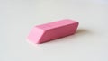 It features a bevelled edge design common for pencil erasers Royalty Free Stock Photo