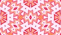 Pink red Geometric Watercolor. Delightful Seamless