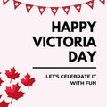 Pink and Red Happy Victoria Day Instagram Post