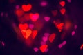 Pink and red hearts texture Royalty Free Stock Photo