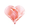 Pink red rose heart Royalty Free Stock Photo