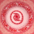 pink red scarlet and crimson circular twisted pattern