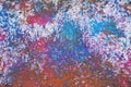 Pink red silever blue white painting watercolor background, abstract painting watercolor background