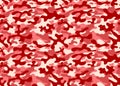 Pink red texture military camouflage repeats seamless army hunting background Royalty Free Stock Photo