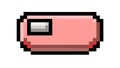Pink Retro Gaming Console Pixel Art Icon, vector design Generative AI Royalty Free Stock Photo