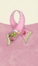 Pink Ribbon Background