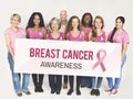 Pink Ribbon Breast Cancer Awareness Concept Royalty Free Stock Photo