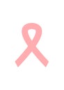 Pink ribbon breast cancer awareness, october month awareness Royalty Free Stock Photo