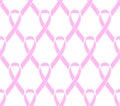 Pink ribbon breast cancer awareness symbols Royalty Free Stock Photo