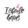 Pink Ribbon Breast Cancer Awareness Vector Illustration