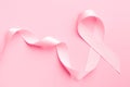 Pink ribbon breast cancer