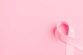 Pink ribbon breast cancer Royalty Free Stock Photo