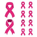 Pink ribbon - breast cancer symbol