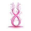 Pink Ribbon for Decoration Purposes Royalty Free Stock Photo