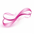Pink Ribbon for Decoration Purposes Royalty Free Stock Photo