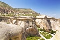 pink rocks, Goreme, Cappadocia, Central Anatolia, Turkey Royalty Free Stock Photo