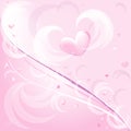 Pink romantic background