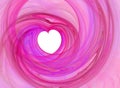 Pink romantic heart