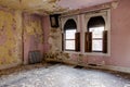 Pink Room with Peeling Paint - Abandoned School for Boys - New York