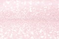 Pink rose bokeh glitter sparkle background Royalty Free Stock Photo