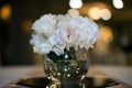Pink Rose Wedding Reception Centerpiece Royalty Free Stock Photo