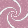 Pink rose and white fractal, abstract spiral background Royalty Free Stock Photo