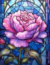 The Pink Rose Window: A Stunning Design at the Blue Courtesy Mus