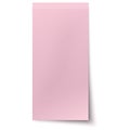 Pink, rosy vertical sticky note isolated on white background Royalty Free Stock Photo