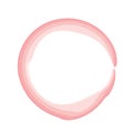 Pink Round artistic watercolor background element