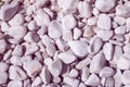 Pink round stones closeup, background or texture Royalty Free Stock Photo