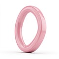Pink 3D Ring Abstract Royalty Free Stock Photo