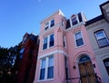 Pink Row House