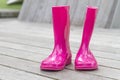 Pink rubber boots/gardening/boots