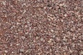 Pink crushed stone