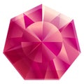 Pink ruby icon, cartoon style Royalty Free Stock Photo