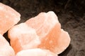 Pink salt of Hymalayas. mineral