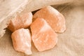 Pink salt of Hymalayas. mineral