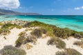 Pink Sand Beach of Elafonissi Royalty Free Stock Photo