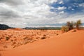 Pink Sand Dune ander sky