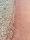 Pink sand