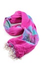 Pink scarf Royalty Free Stock Photo