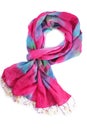 Pink scarf Royalty Free Stock Photo