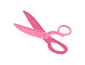 Pink scissors concept