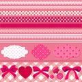 Pink scrapbook set