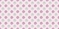 Pink scrunchy repeat pattern hair tie vector background Royalty Free Stock Photo